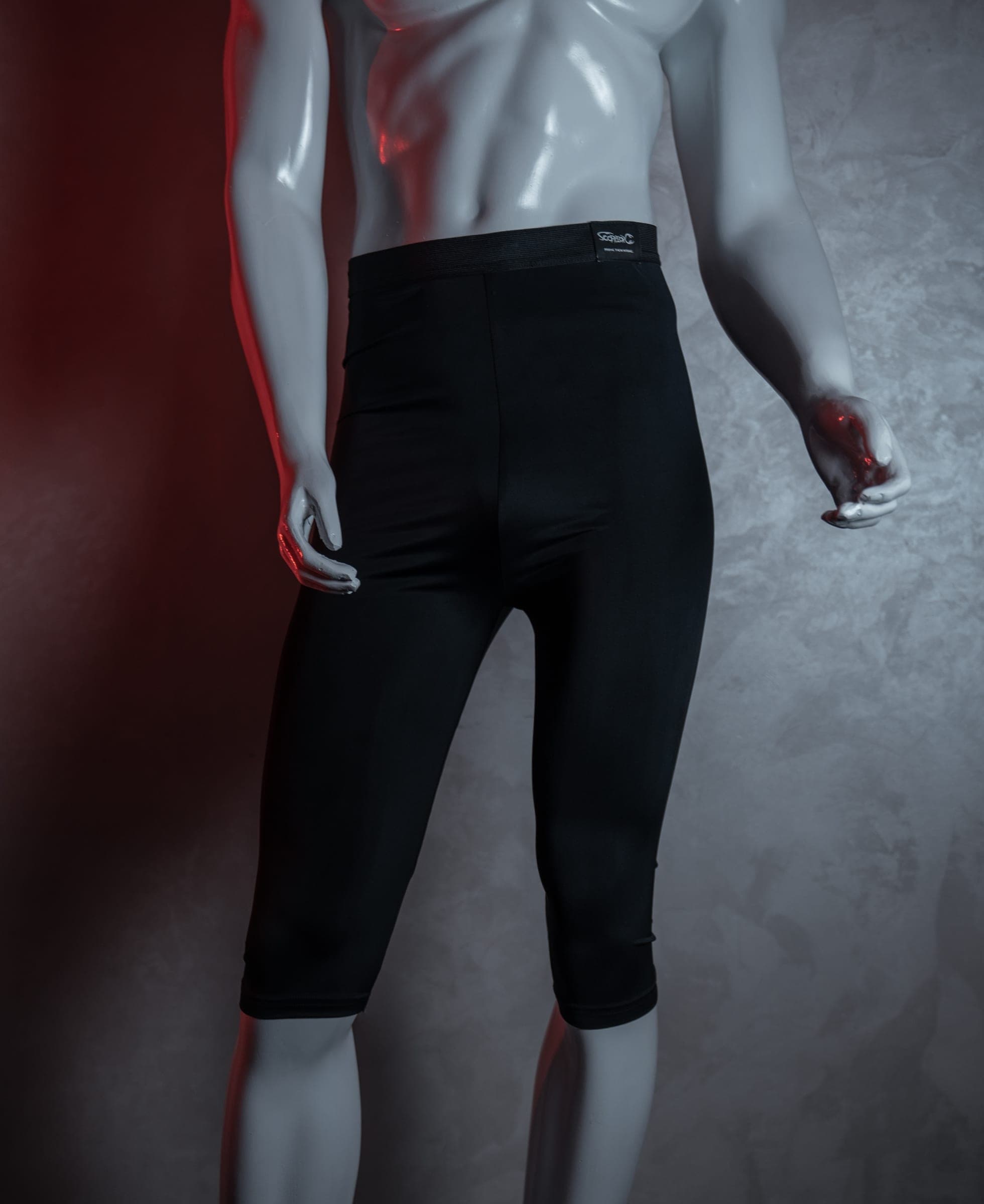 The Awrah Cover from the waist down, red rim light